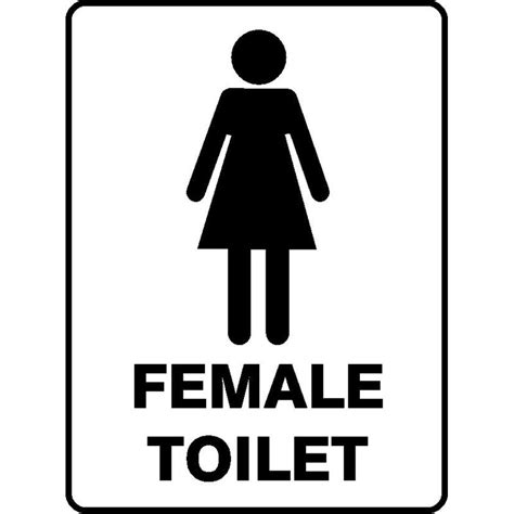 female toilets.